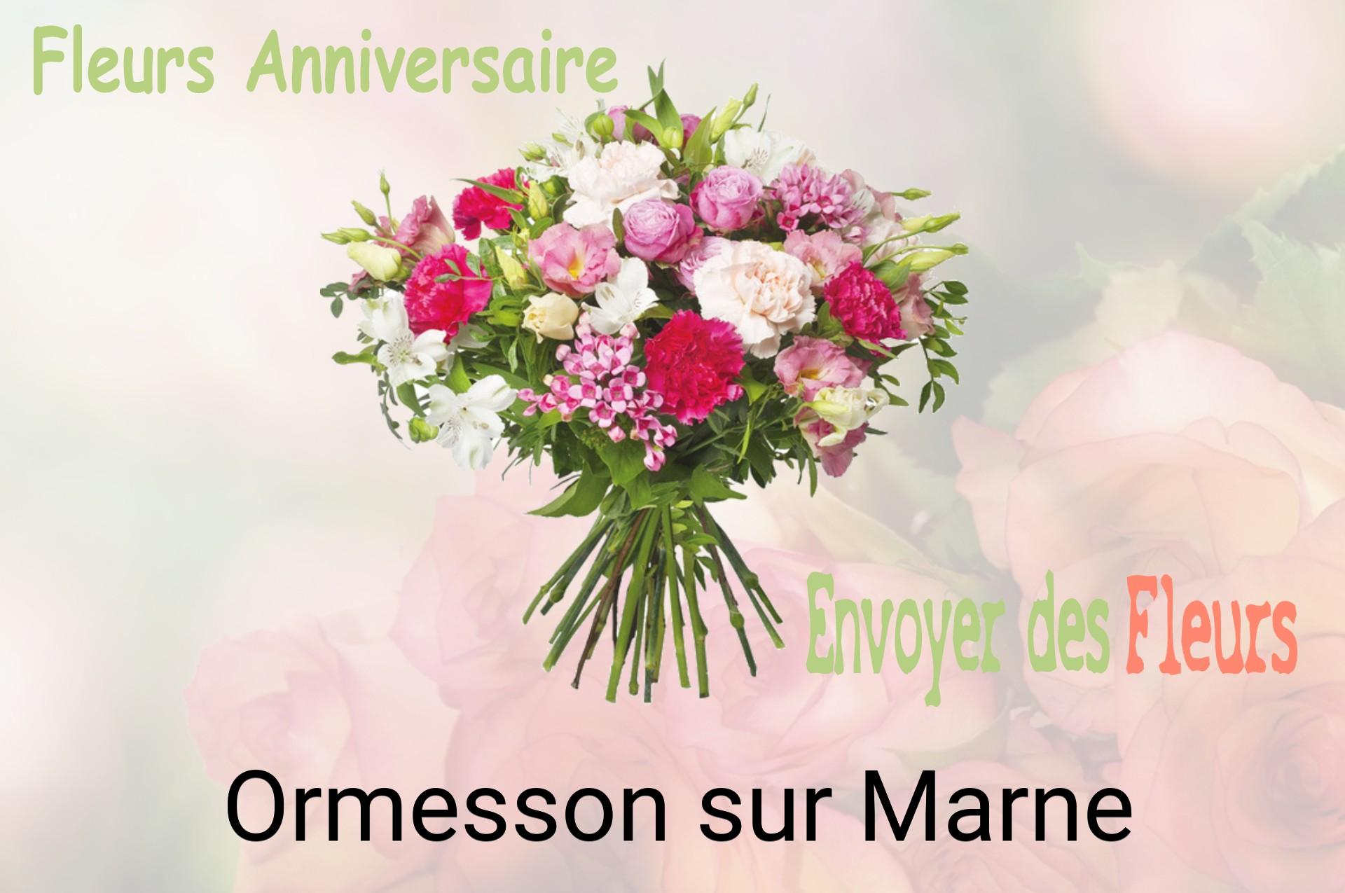Bouquet de fleurs d’anniversaire livré à Ormesson-sur-Marne