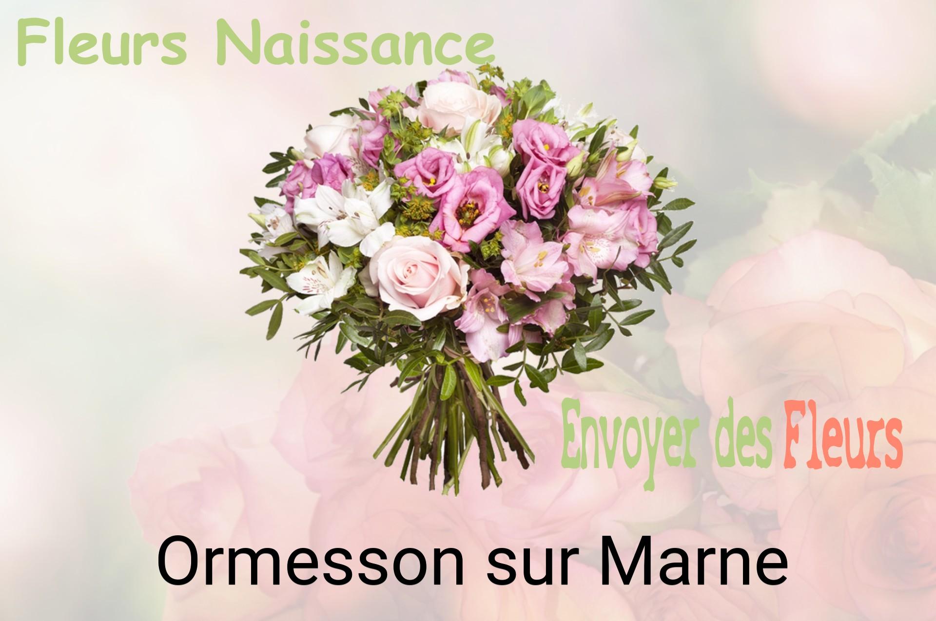 Bouquet de fleurs de naissance livré à Ormesson-sur-Marne