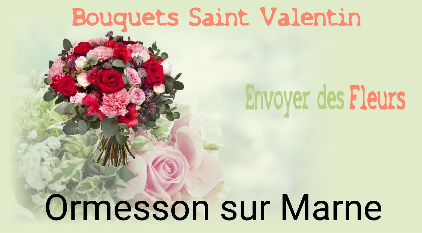 Roses de Saint-Valentin livrées à Ormesson-sur-Marne